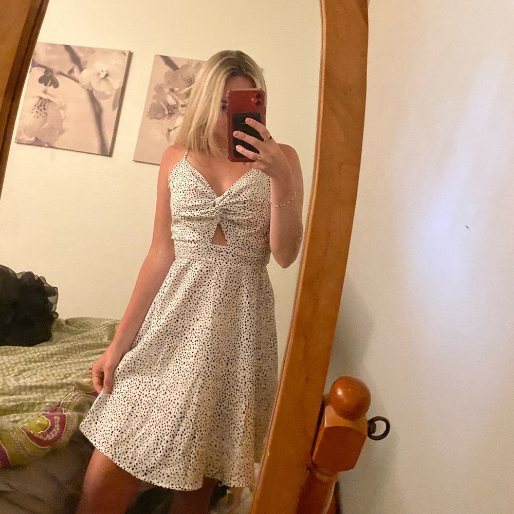 Summer dress with open back